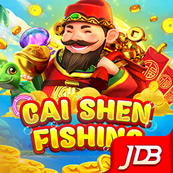 Cai Shen Fishing game icon showing the God of Wealth and golden fish